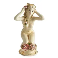 Picture Handmade ceramic statuette of a woman