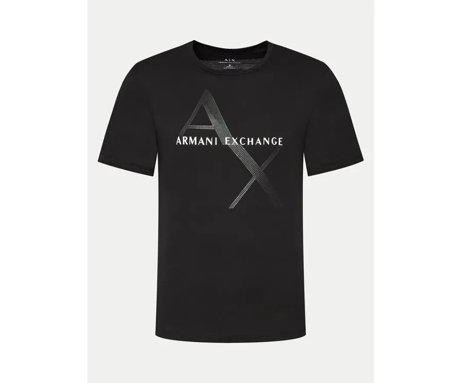 obrazek 1 Armani Exchange T-Shirt 8NZT76 Z8H4Z 1200 Czarny Regular Fit