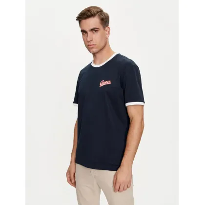 Zdjęcie Guess Jeans T-Shirt M4YI43 K8FQ4 Granatowy Regular Fit