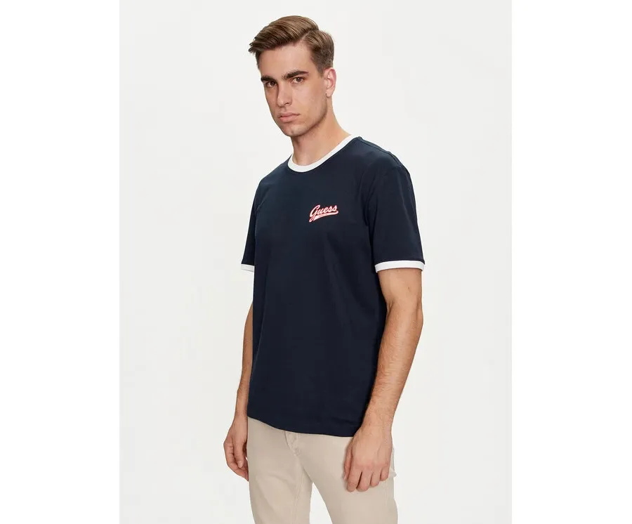 obrazek 1 Guess Jeans T-Shirt M4YI43 K8FQ4 Granatowy Regular Fit