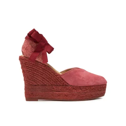 Zdjęcie Manebi Espadryle Hamptons Heart-Shaped Wedge Espadrilles W 2.1 WH Różowy