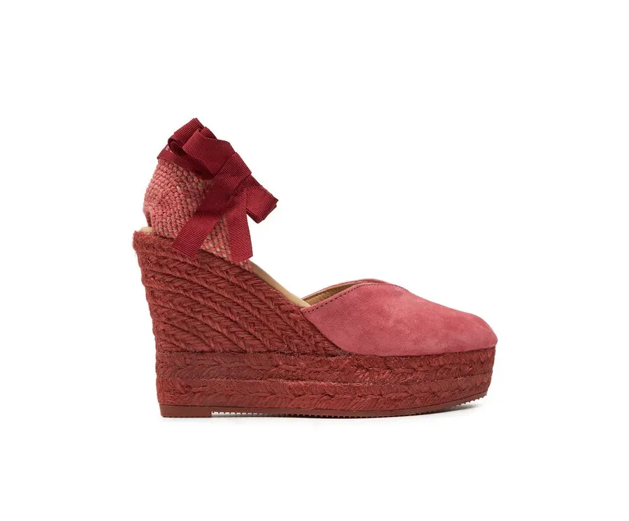 obrazek 1 Manebi Espadryle Hamptons Heart-Shaped Wedge Espadrilles W 2.1 WH Różowy