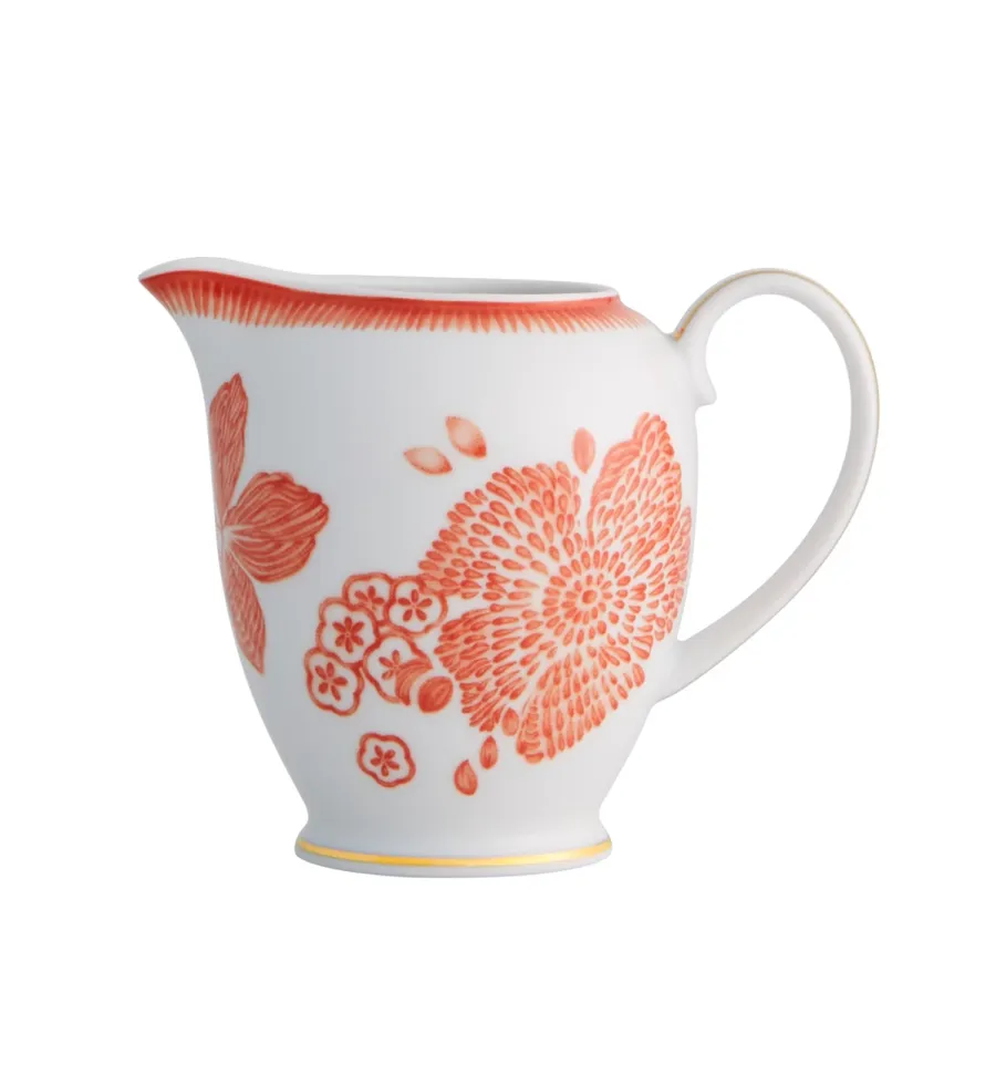 obrazek 1 Porcelanowy dzbanek na mleko Coralina z ozdobnym motywem kwiatowym - Vista Alegre