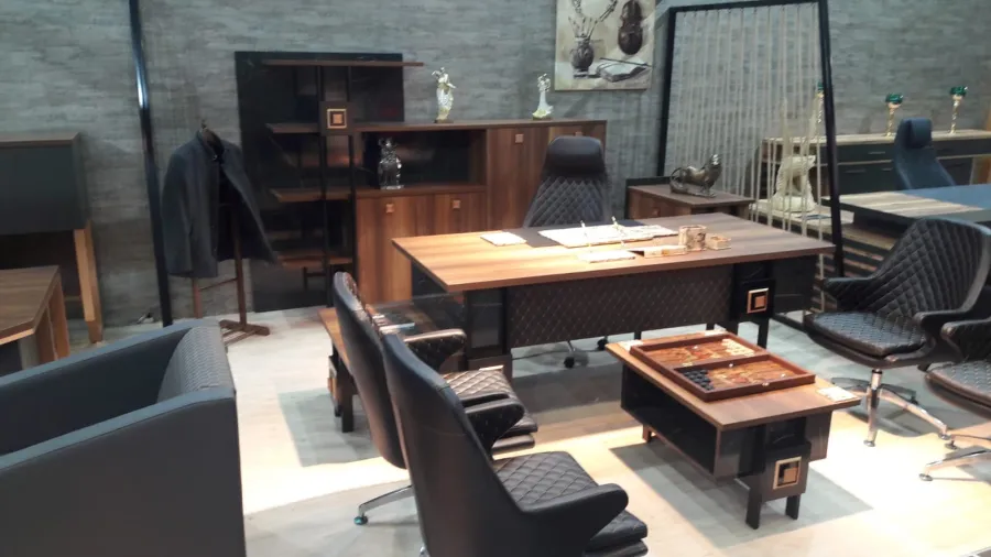 obrazek 2 Elegancki komplet mebli gabinetowo biurowych - Cagin Office