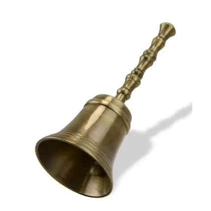 Zdjęcie Piękny dzwonek hotelowy wykonany z brązu