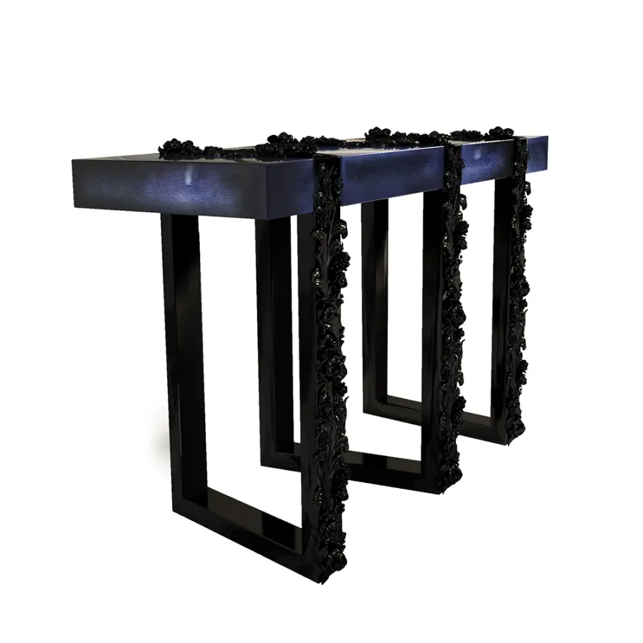 picture 1 Designer wooden console - Malabar