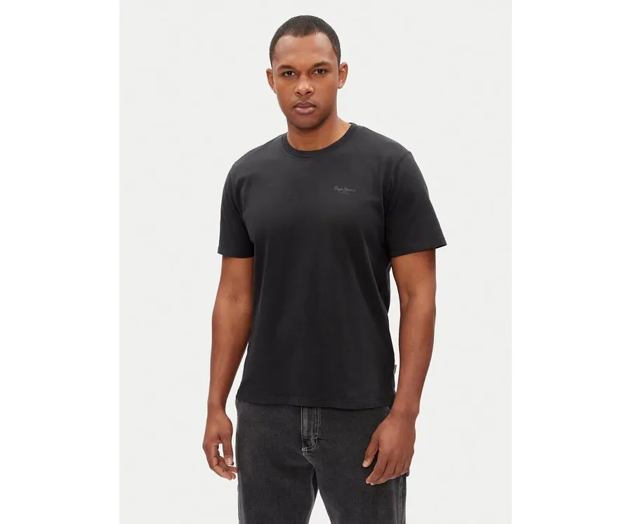 obrazek 1 Pepe Jeans T-Shirt Jacko PM508664 Czarny Regular Fit