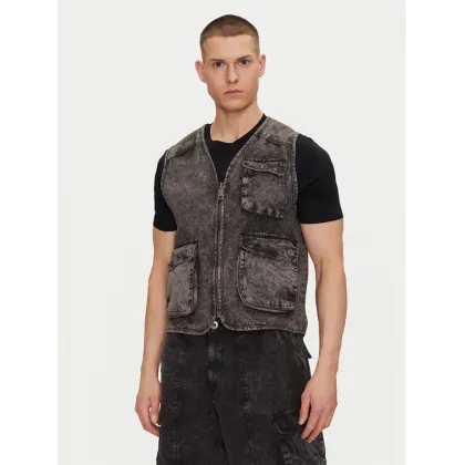 Zdjęcie Alpha Industries Kamizelka Canvas Acid Vest 156140 Czarny Regular Fit