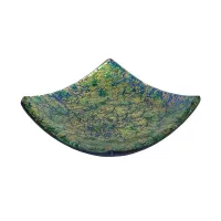 Zdjęcie Talerz ze złotego szkła Murano – wariant ropa naftowa