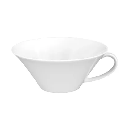 Zdjęcie Luksusowa biała porcelanowa filiżanka do herbaty w stylu nowoczesnym - Seltmann Weiden