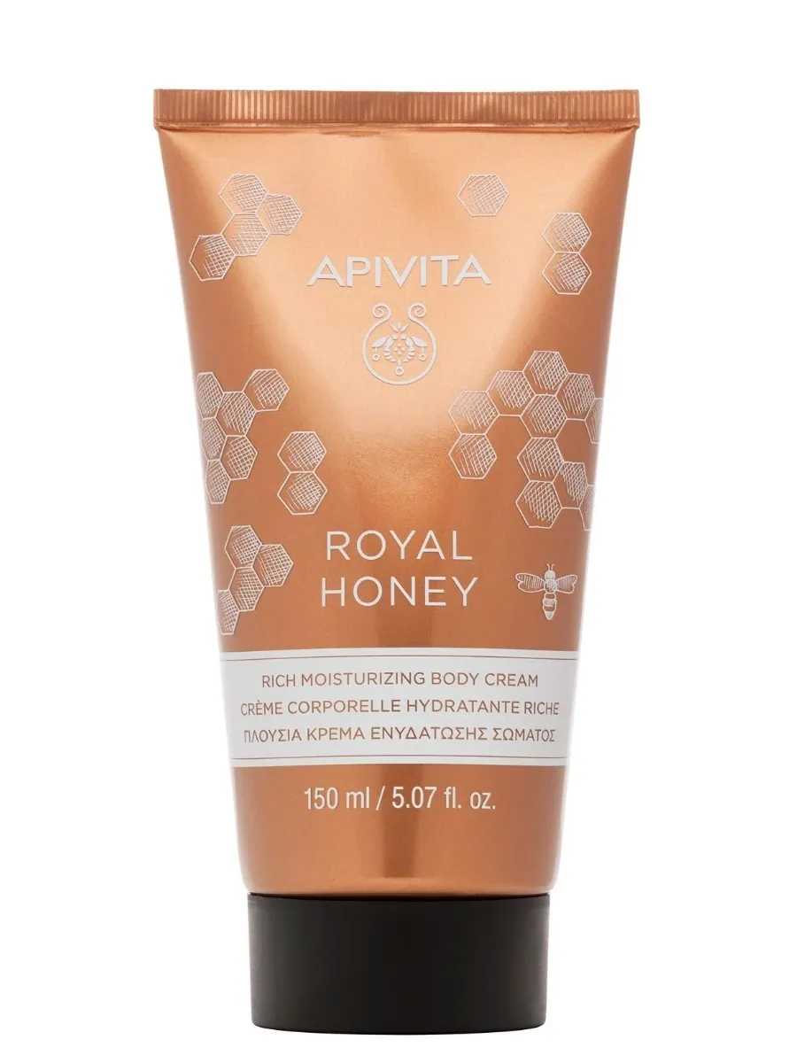 obrazek 1 Apivita Royal Honey Bogaty nawilżający krem do ciała  150 ml