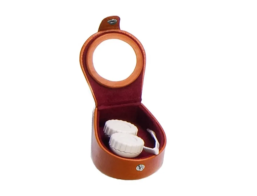 picture 1 Lens box - leather - Absolute Breton