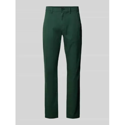 Zdjęcie Chinosy o kroju slim fit zapinane na guzik i zamek błyskawiczny model ‘HARLEM’