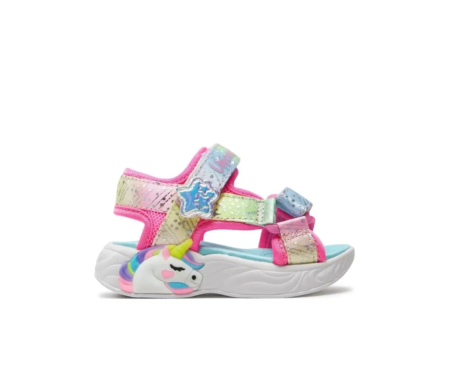 obrazek 1 Skechers Sandały Unicorn Dreams Sandal-Majestic Bliss 302682N/PKMT Różowy