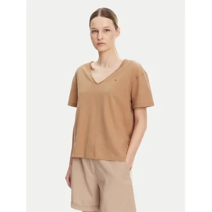 Zdjęcie Tommy Hilfiger T-Shirt WW0WW43901 Beżowy Relaxed Fit