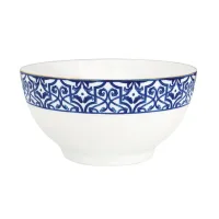 Zdjęcie Okrągła porcelanowa miska na sałatkę 24 cm z serii Blue Legacy