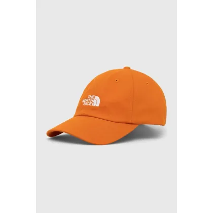 Zdjęcie The North Face czapka z daszkiem Norm Hat kolor pomarańczowy z aplikacją NF0A7WHOPCO1