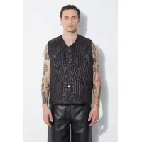 Zdjęcie Filling Pieces bezrękawnik męski kolor czarny przejściowy 72416961861