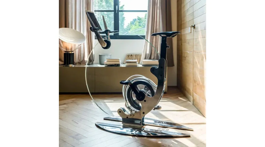 obrazek 8 Rower stacjonarny z chromowanymi akcentami marki Teckell