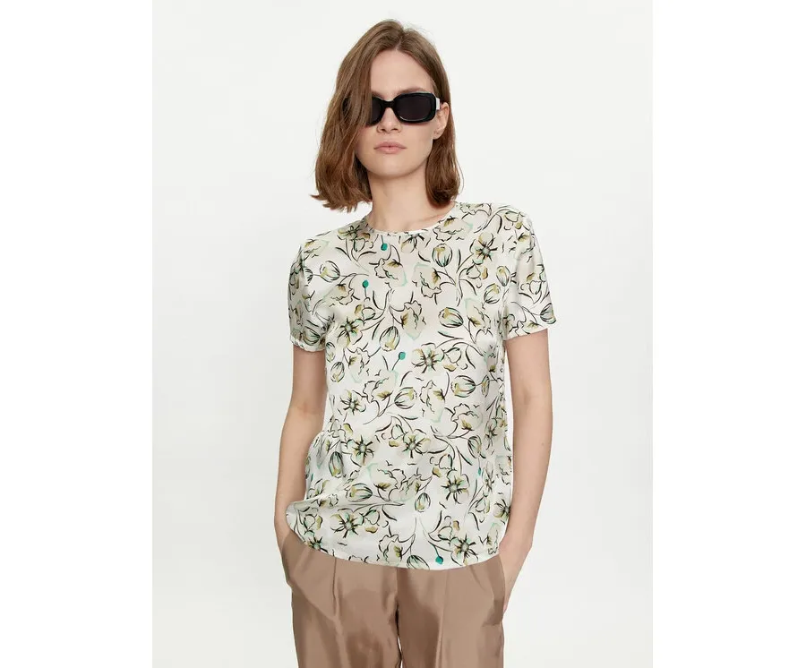 obrazek 1 Marella T-Shirt Hobby 2413111161 Zielony Regular Fit