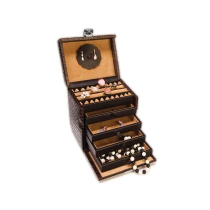 Zdjęcie Skórzana szkatuła - 5 skrytek dla Ciebie