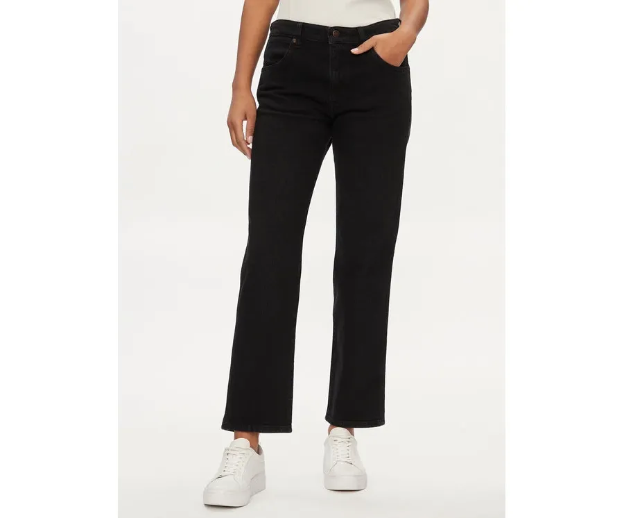 obrazek 1 Wrangler Jeansy Sunset 112350727 Czarny Straight Fit