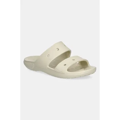 Zdjęcie Crocs klapki Classic Sandal damskie kolor beżowy 206761