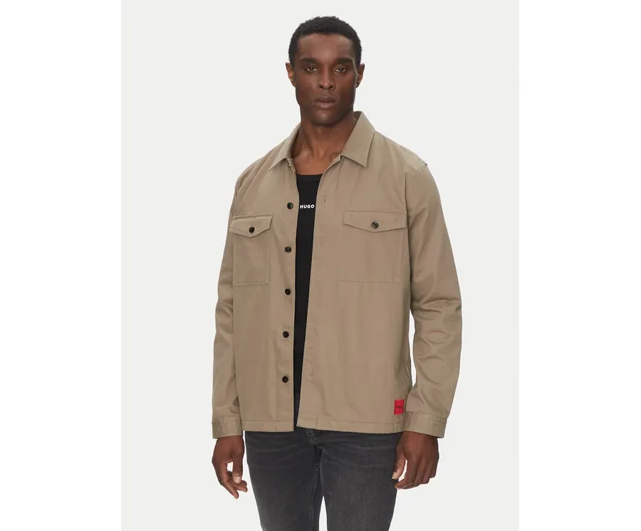 obrazek 1 HUGO Kurtka jeansowa Enalu 50468744 Brązowy Oversize