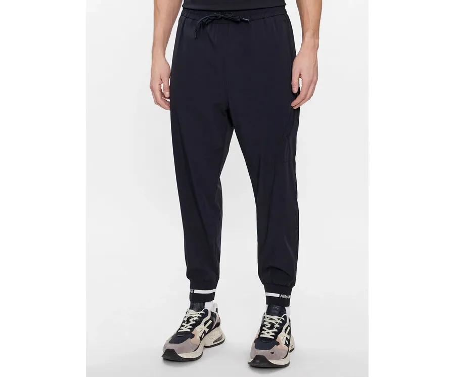 obrazek 1 Armani Exchange Spodnie dresowe 3DZPL2 ZN3GZ 1583 Granatowy Regular Fit