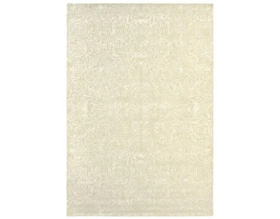 Beżowy Dywan w Kwiaty – CEILING PARCHMENT 28609, angielskiej marki Morris & Co.