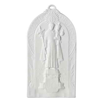 Zdjęcie Duża porcelanowa tablica ze świętym Antonim - Vista Alegre