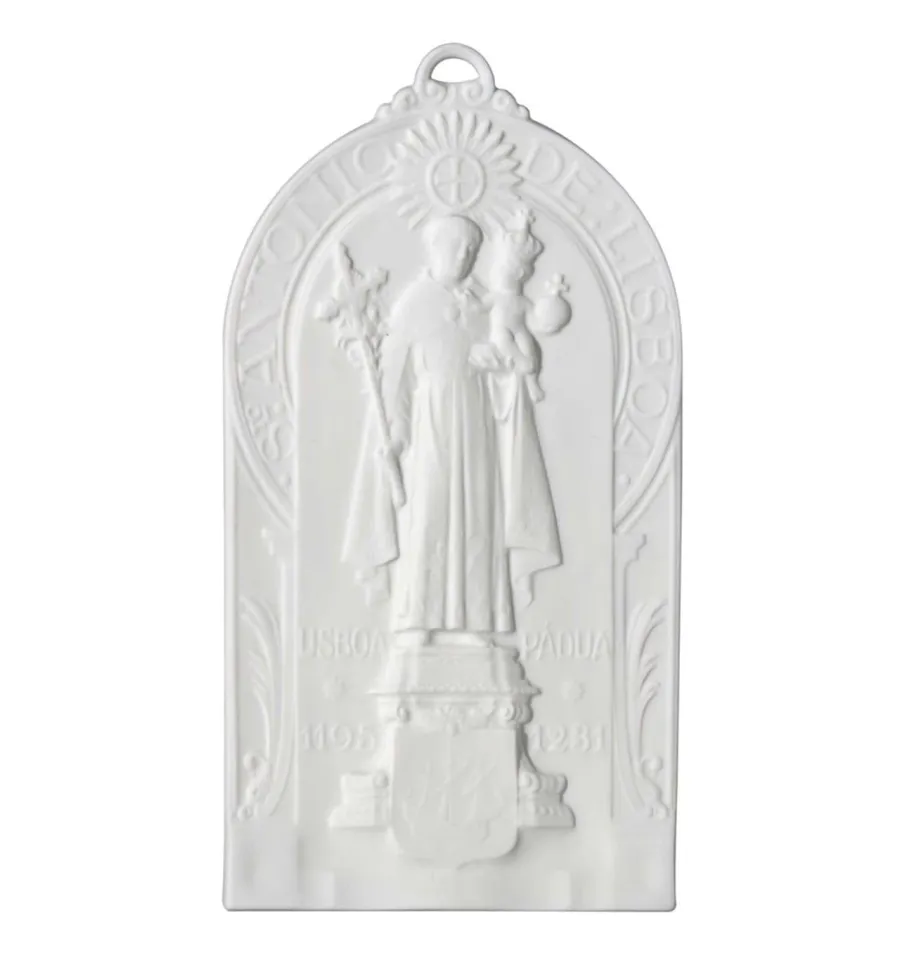 obrazek 1 Duża porcelanowa tablica ze świętym Antonim - Vista Alegre