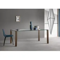 Zdjęcie Nowoczesny szklany stół do salonu - Tonelli Design
