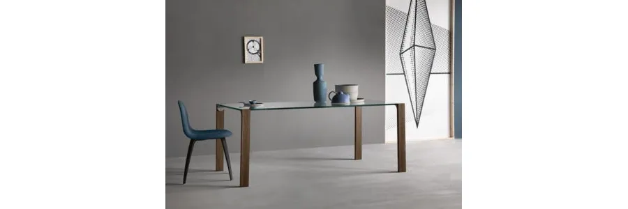 obrazek 1 Nowoczesny szklany stół do salonu - Tonelli Design