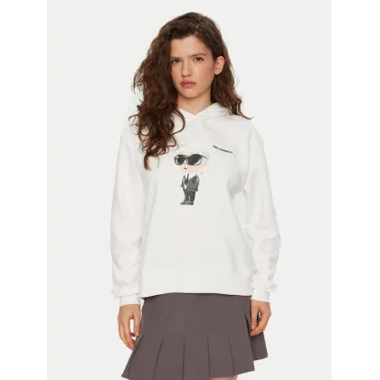 Zdjęcie KARL LAGERFELD Bluza A1W20083 Biały Regular Fit