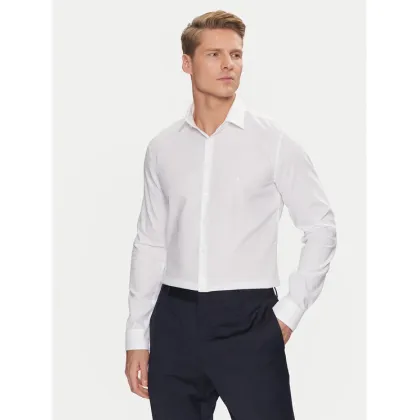 Zdjęcie Calvin Klein Koszula Non Iron Tonal Strct Slim Shirt K10K113848 Biały Regular Fit