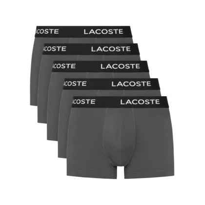 Zdjęcie Lacoste Komplet 5 par bokserek 5H1292 Szary