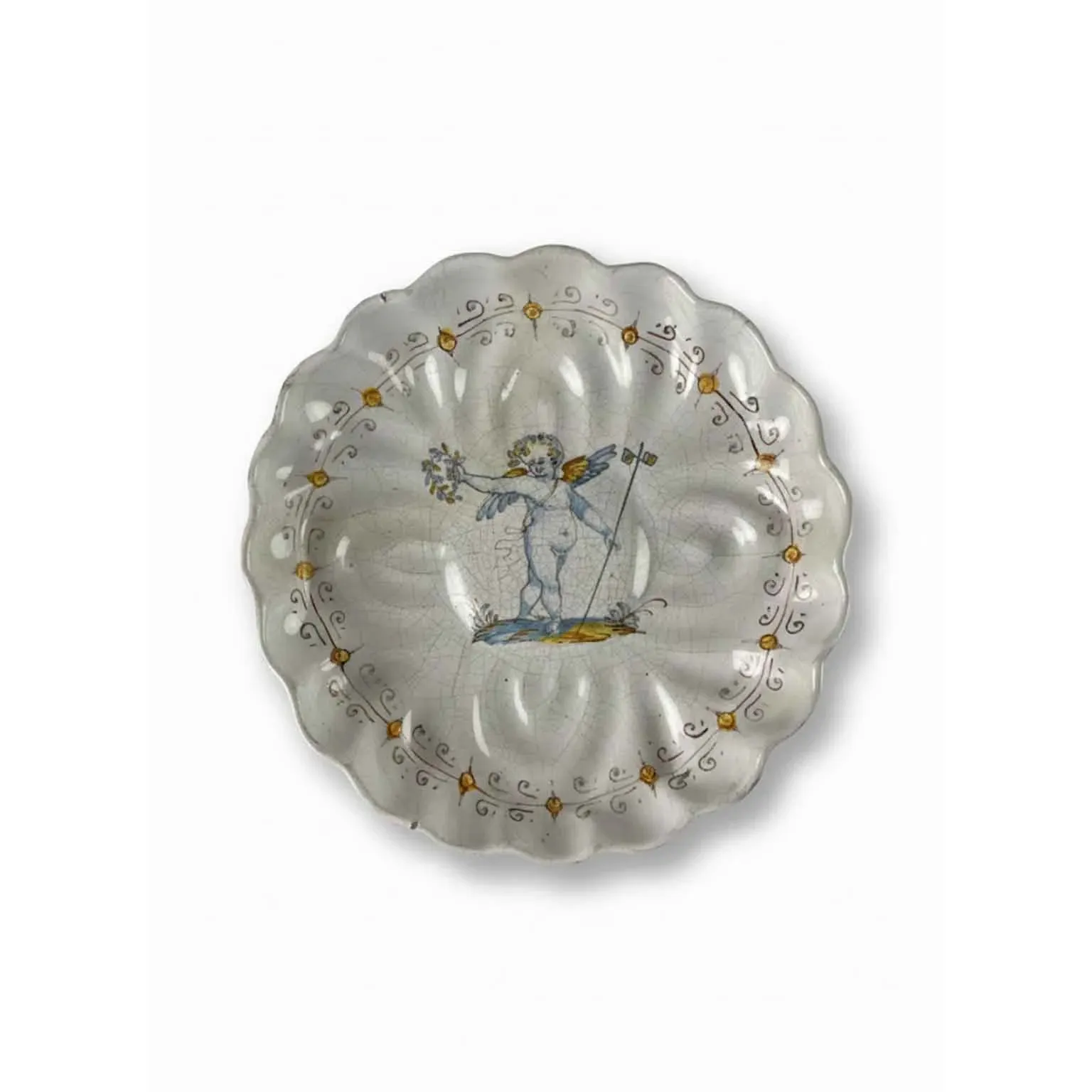 Zdjęcie Patera z dekoracją Compendiario, Deruta - XVIII wiek