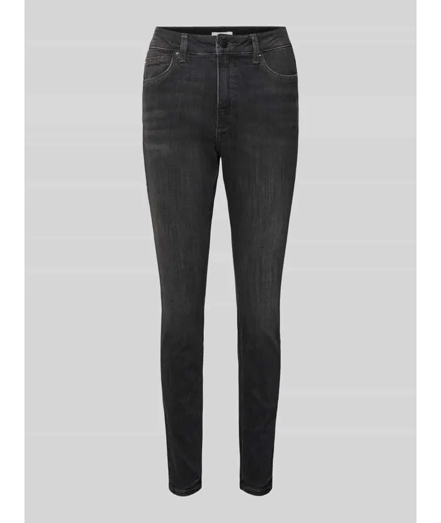 obrazek 1 Jeansy o kroju skinny fit z 5 kieszeniami