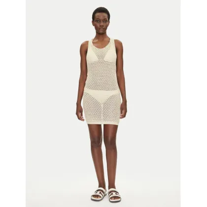 Zdjęcie Guess Sukienka plażowa E5GK12 Z3N30 Écru Regular Fit
