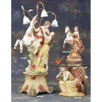 Picture Decorative ceramic table from the Belle era