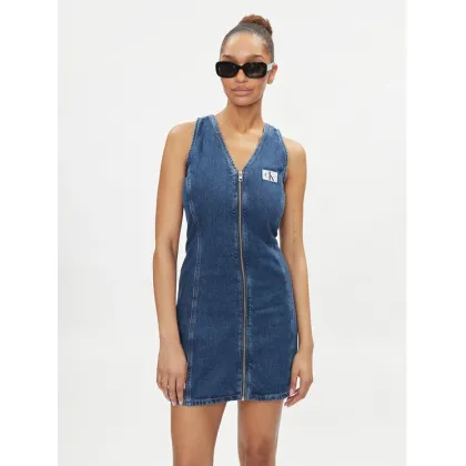 Zdjęcie Calvin Klein Jeans Sukienka jeansowa J20J223431 Niebieski Slim Fit