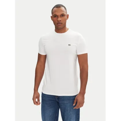Zdjęcie Lacoste T-Shirt TH6709 Biały Regular Fit