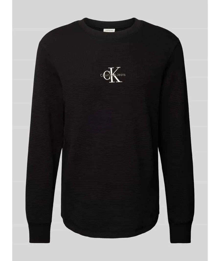 obrazek 1 Bluzka z długim rękawem i wyhaftowanym logo