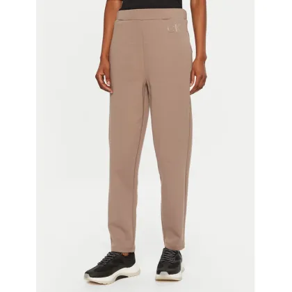 Zdjęcie Calvin Klein Spodnie dresowe Satin K20K207945 Beżowy Slim Fit