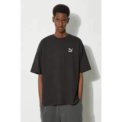 Zdjęcie Puma t-shirt bawełniany BETTER CLASSICS męski kolor czarny z aplikacją 679188