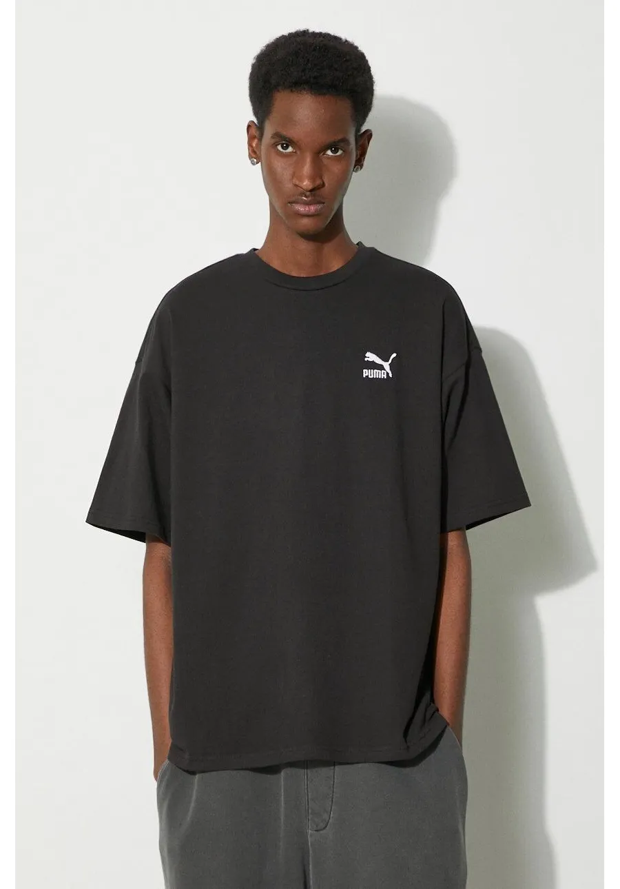 obrazek 1 Puma t-shirt bawełniany  BETTER CLASSICS męski kolor czarny z aplikacją 679188