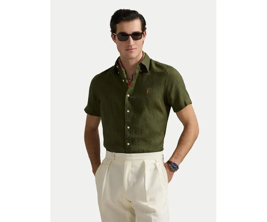 obrazek 1 Polo Ralph Lauren Koszula 710968912002 Khaki Custom Fit