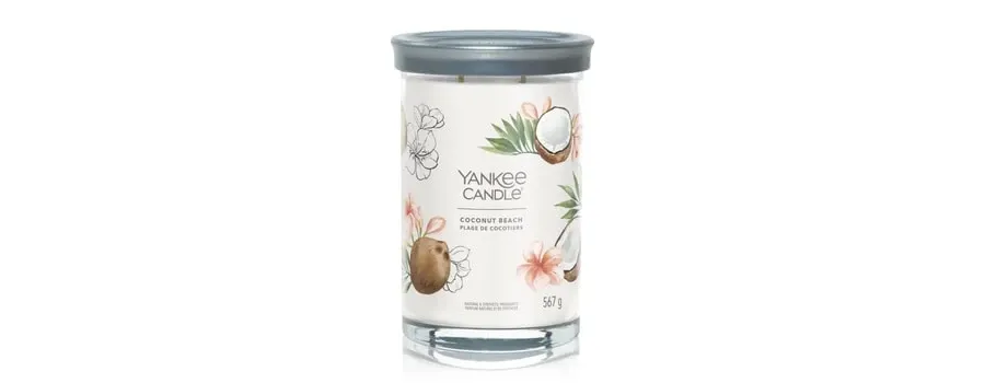obrazek 1 Yankee Candle Coconut Beach Signature Large Tumbler Świeca zapachowa 567 g