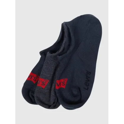 Zdjęcie Skarpetki stopki z detalem z logo w zestawie 3 szt. model ‘BATWING LOGO’